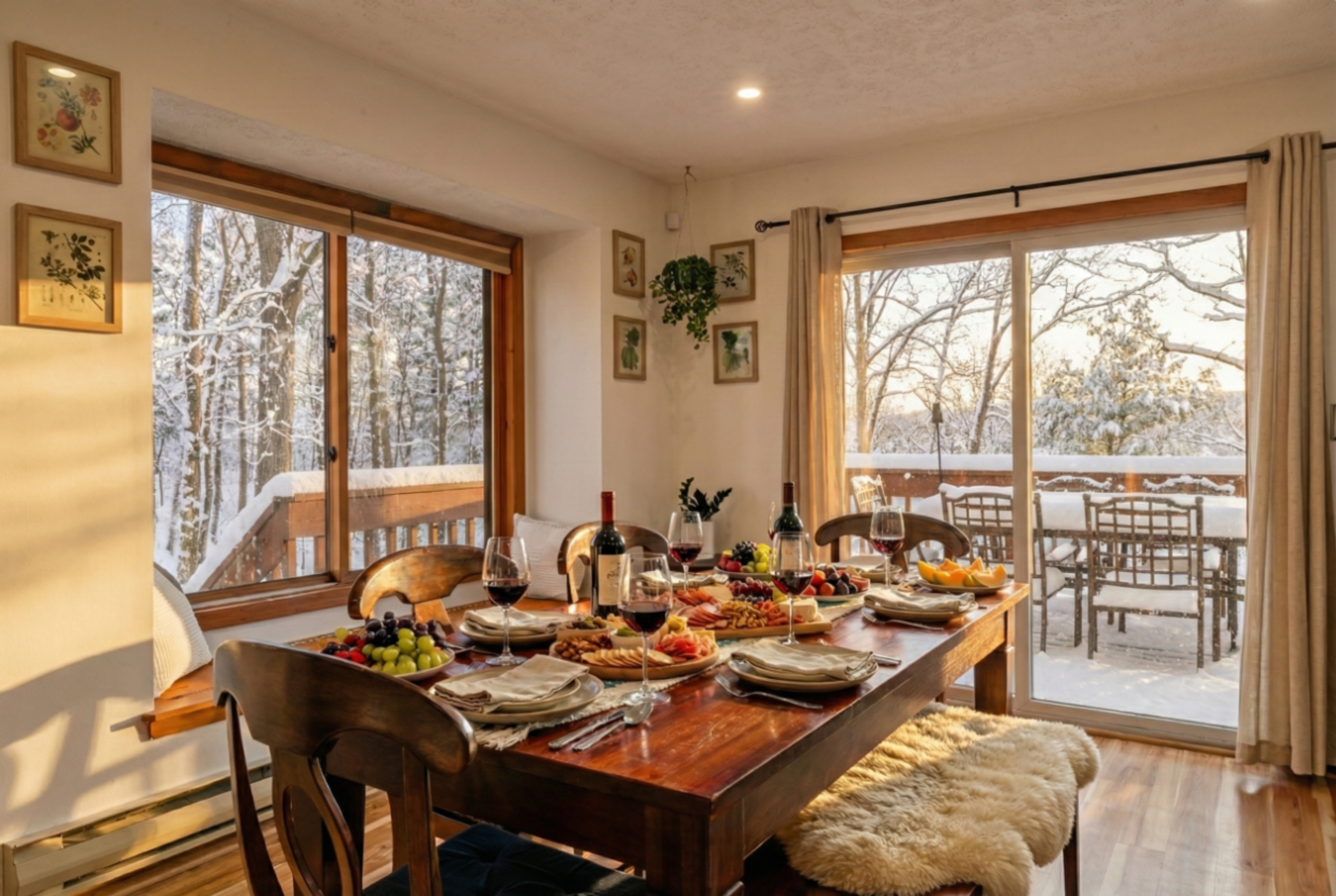 Large dining room table to fit a feast