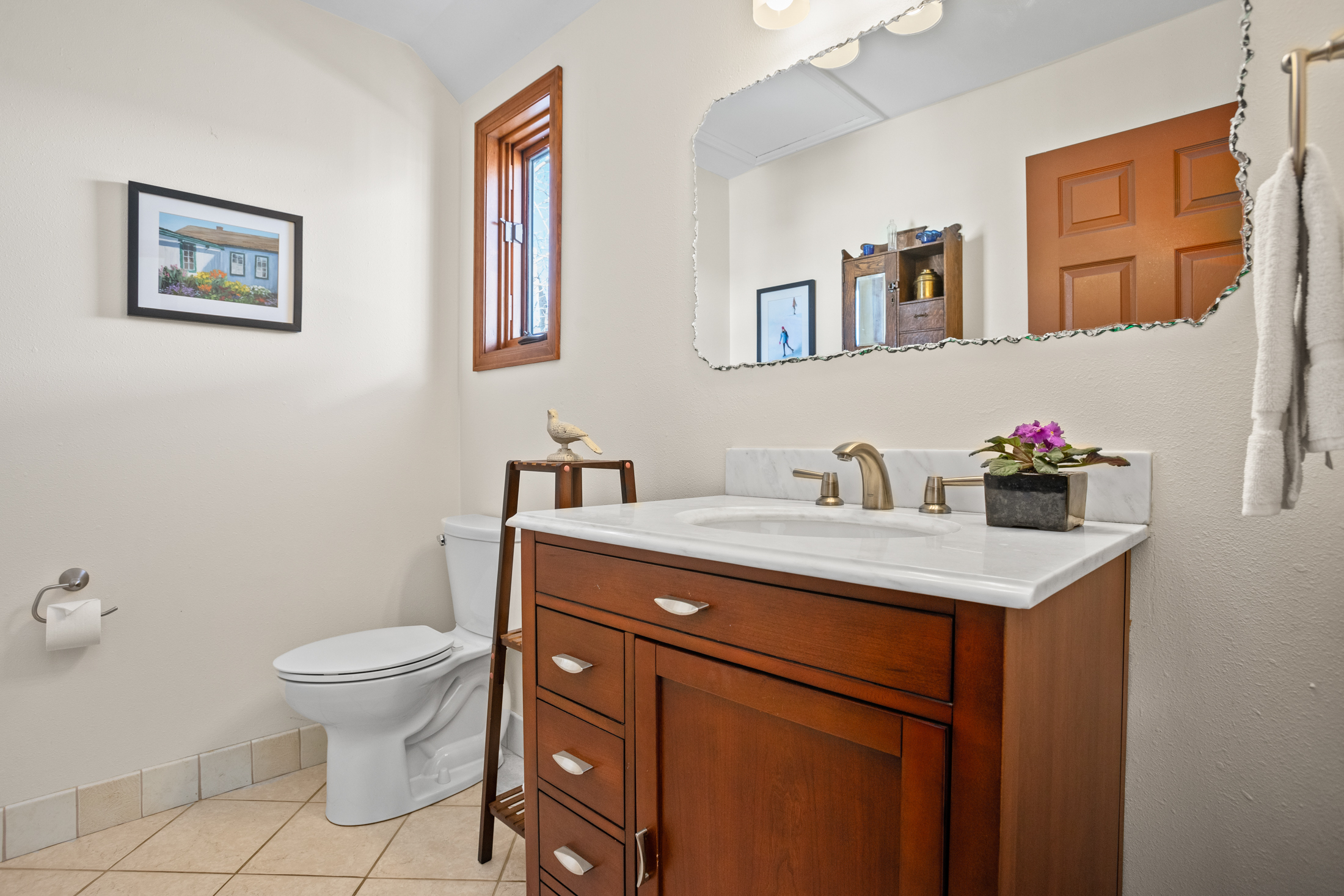 Upstairs - Half Bathroom 3