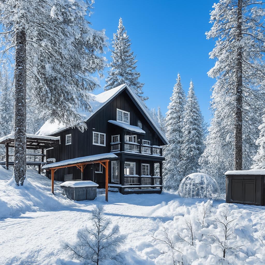 This winter photo was created with AI - updated winter photos to come soon.  