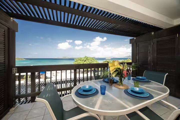 Spend all of your meals dining overlooking the beach and Caribbean Sea