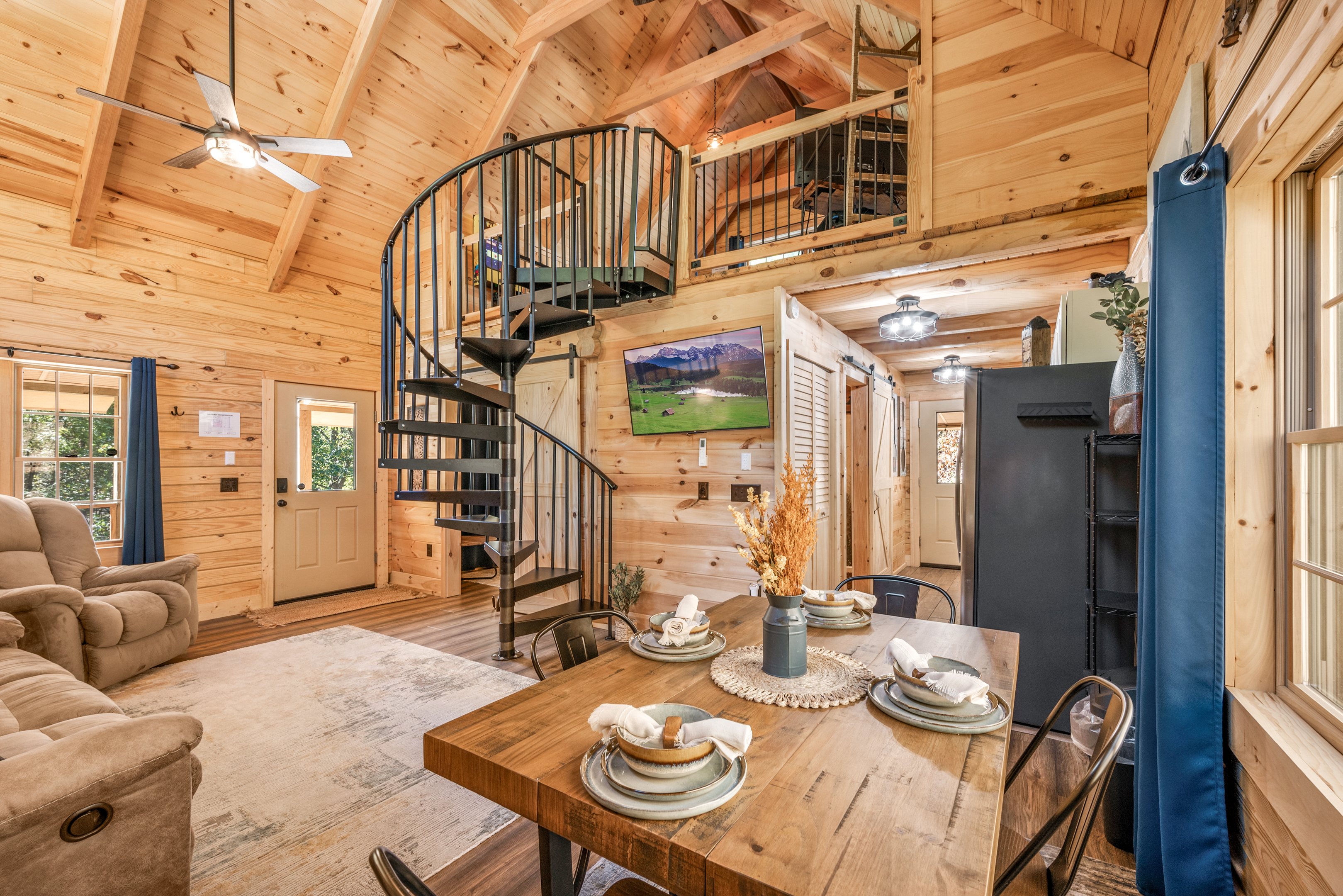 Open Concept/ Valuted Ceilings