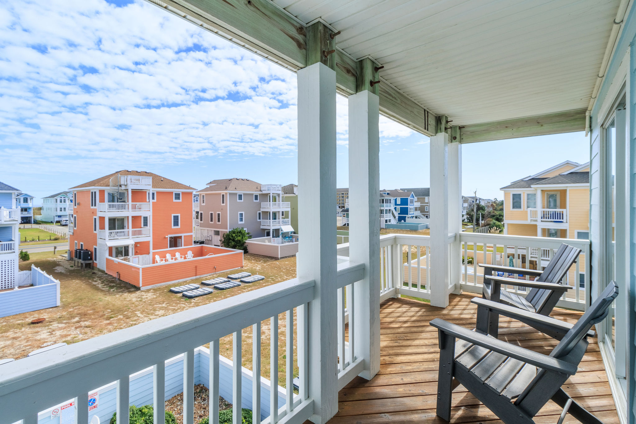 Enjoy the ocean and pool views from one of the many decks!