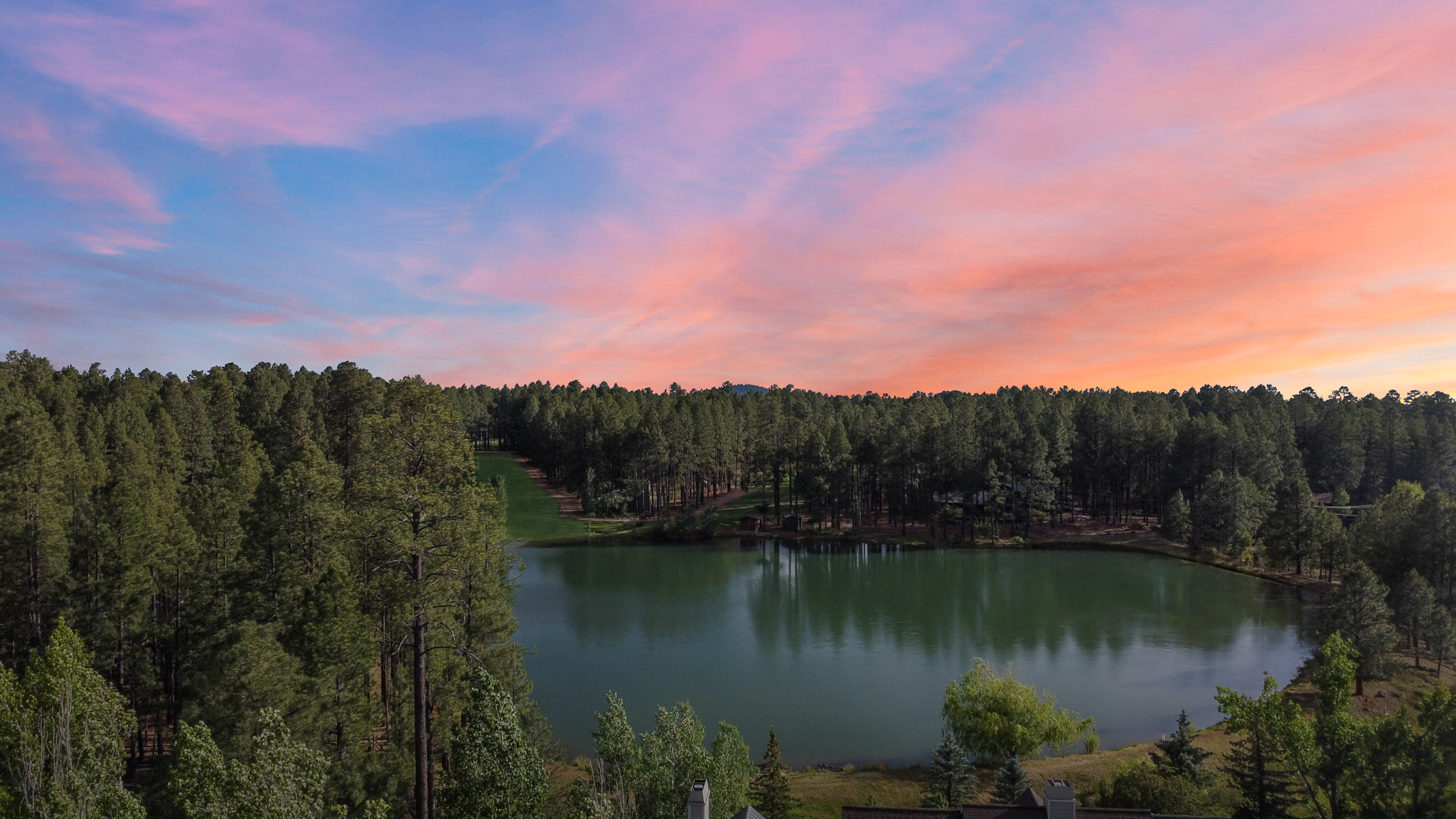 view of the lake