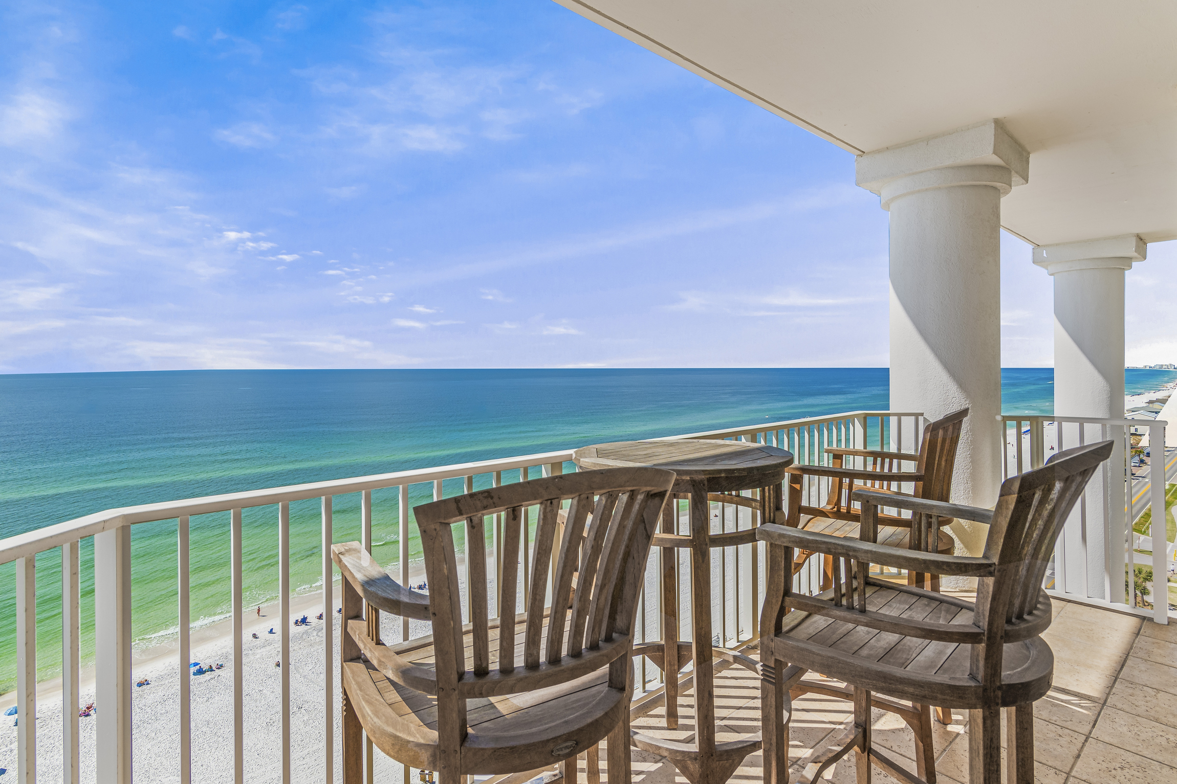 Private Balcony off of Master Bedroom - soak in the sights and sounds of the Emerald Coast! 