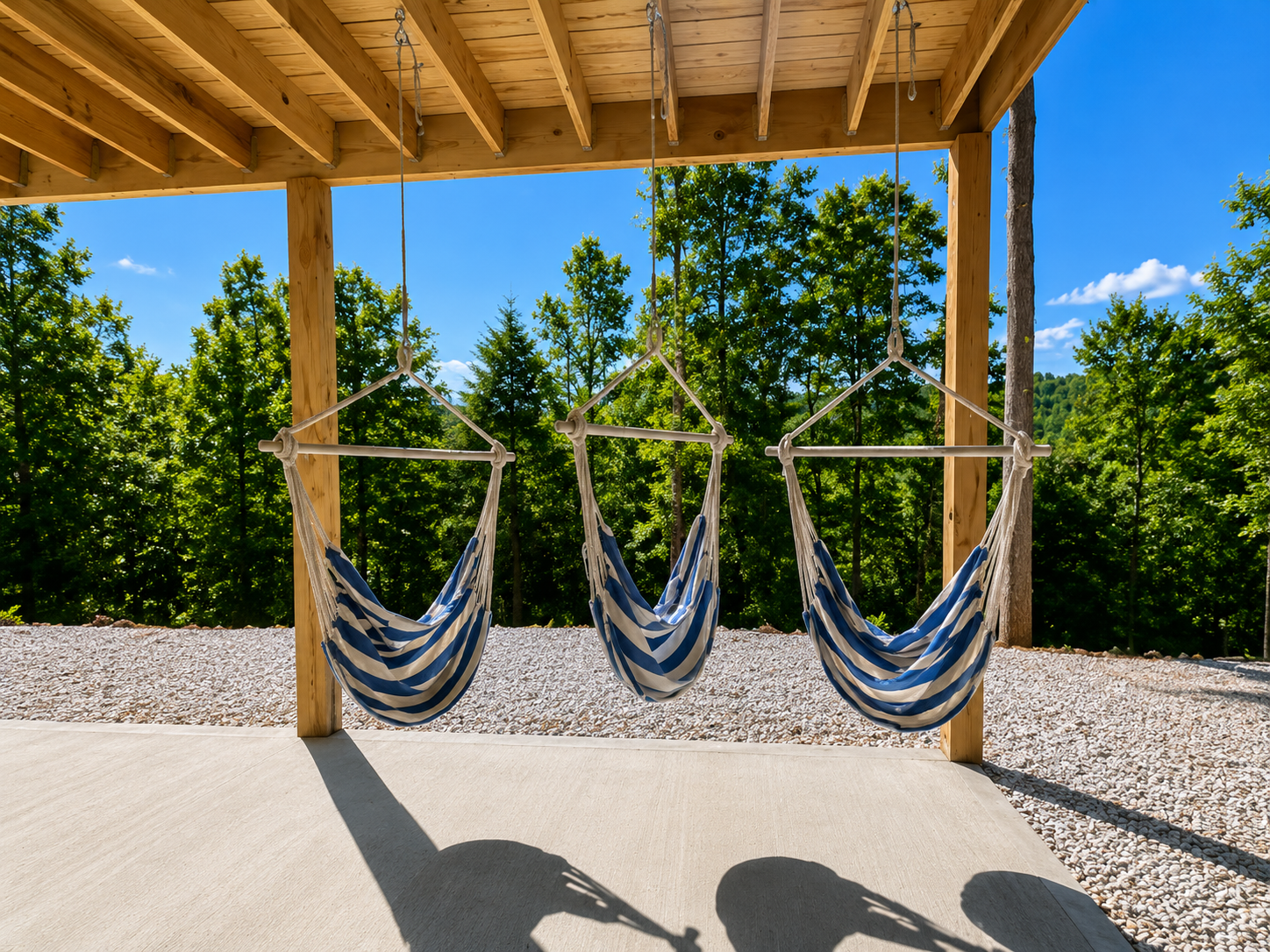 Swing and enjoy the view