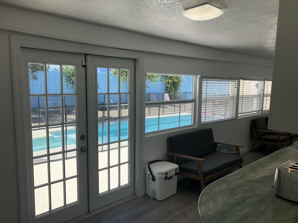 Kitchen view to pool