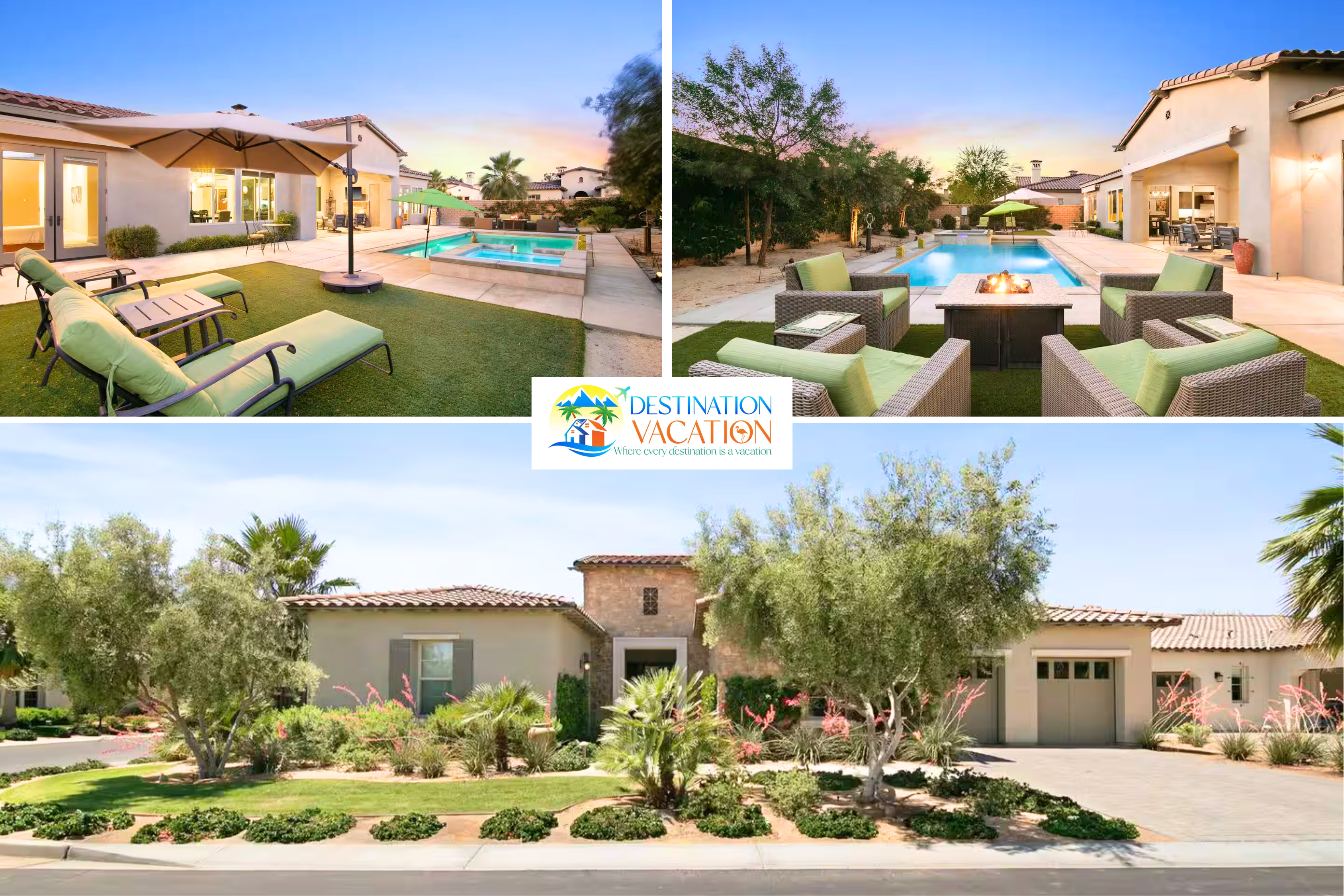 Resort-style living surrounded by lush desert beauty.