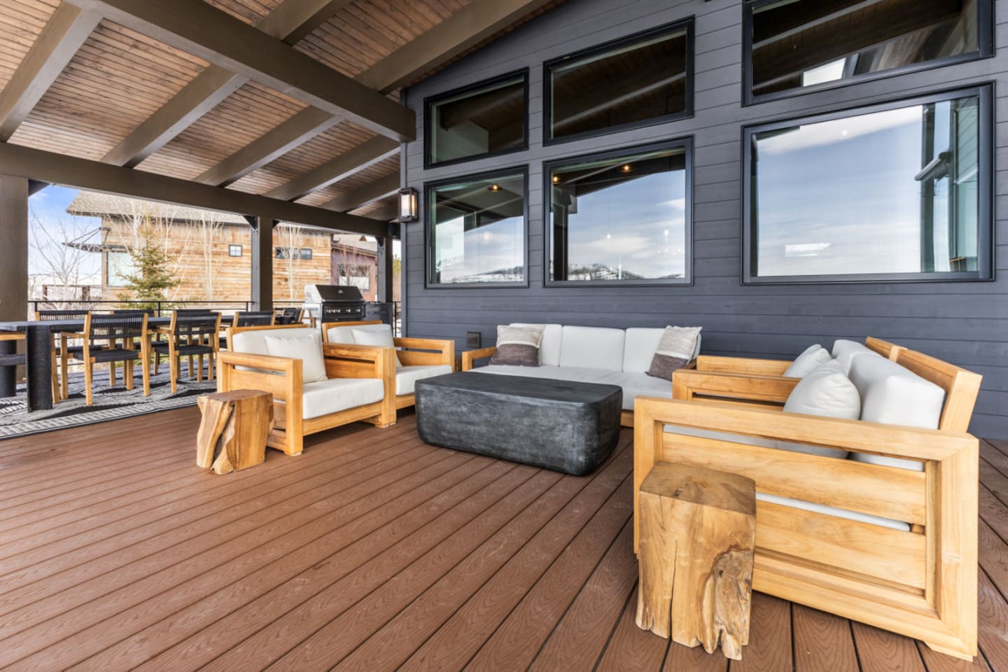 Main Level Wraparound Covered Deck