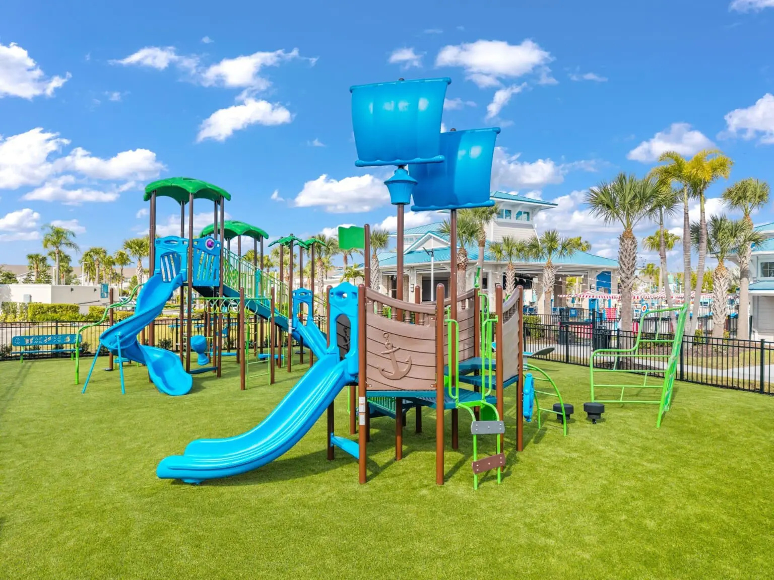 Let the little ones burn energy at the playground. Did we mention our villa is super close to it?