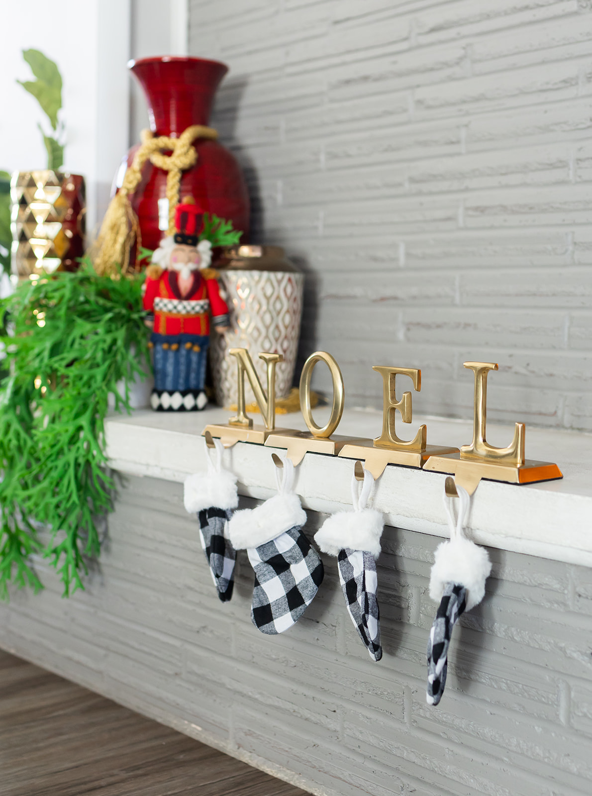 The stockings are hung by the fire with care