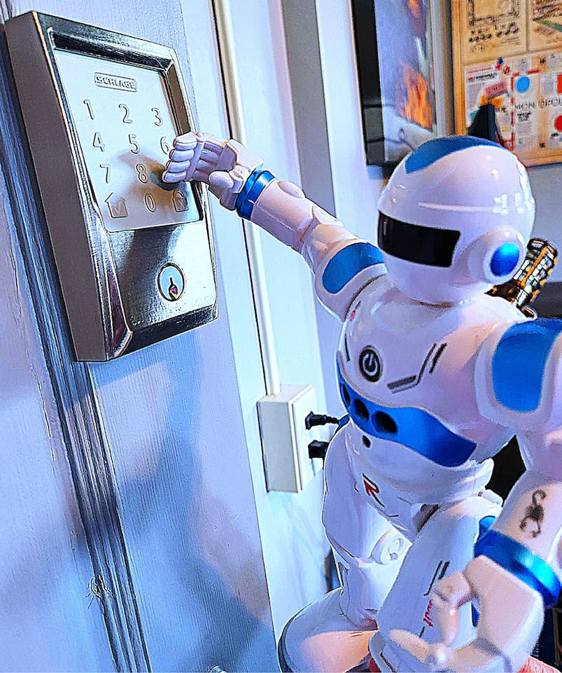 Howie SHOG creates your personal passcode for the electronic doors. 