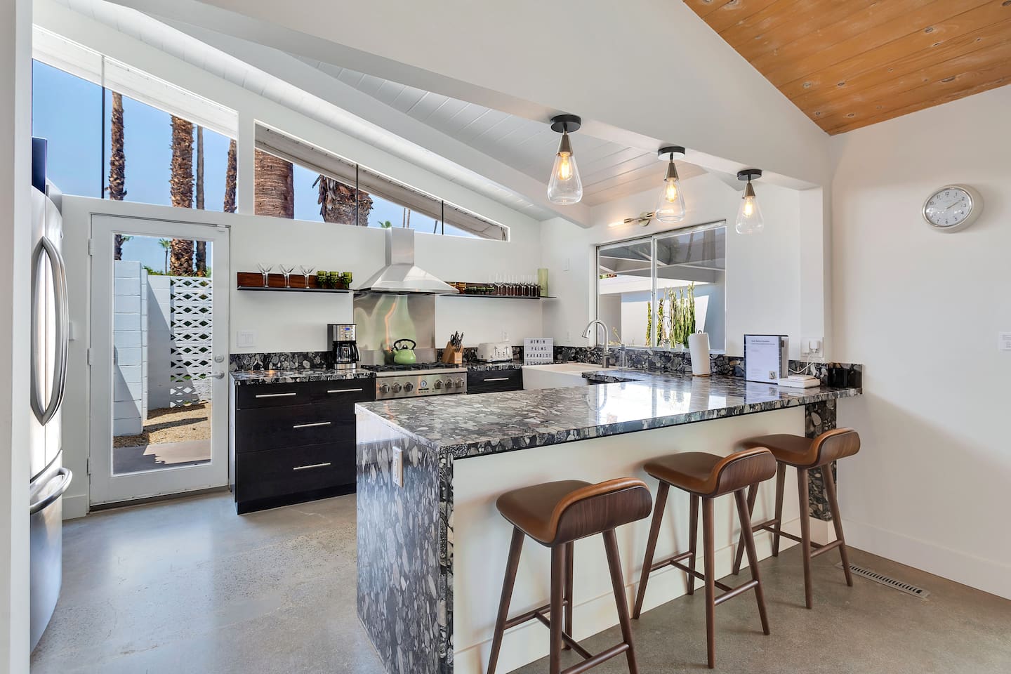 Open kitchen with everything one could need