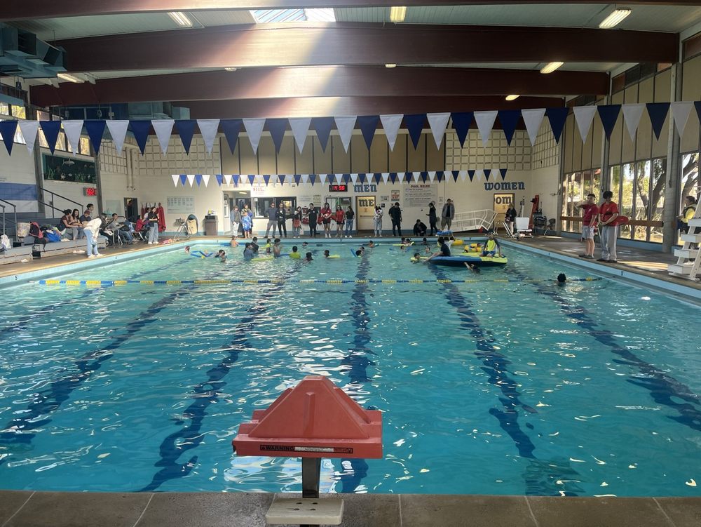 Public pool at the park