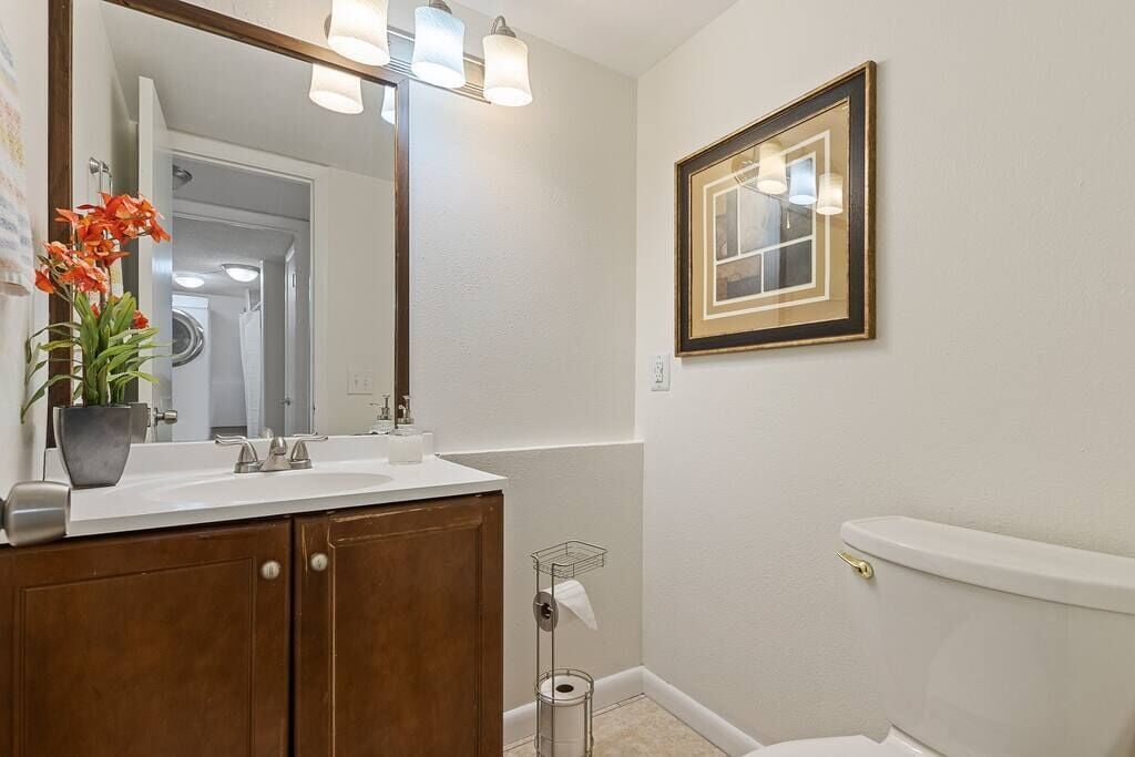 Half bathroom.