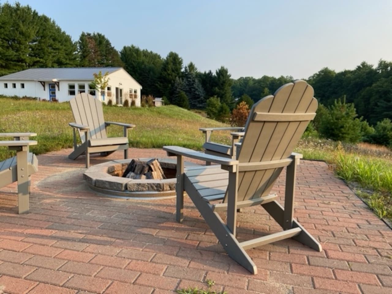 Enjoy a peaceful evening around the fire-pit.