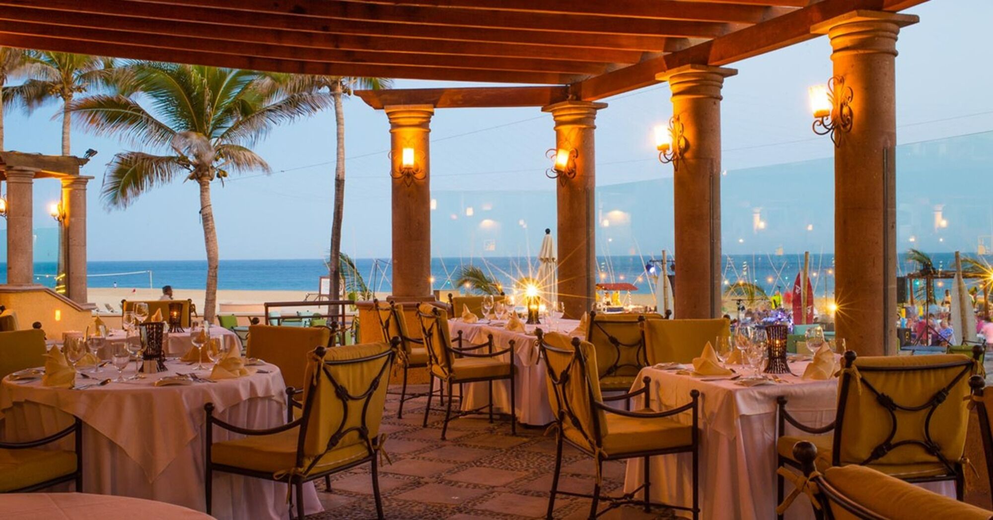 Outdoor Dining at Playa Grande, Vacation Travel Exclusives
