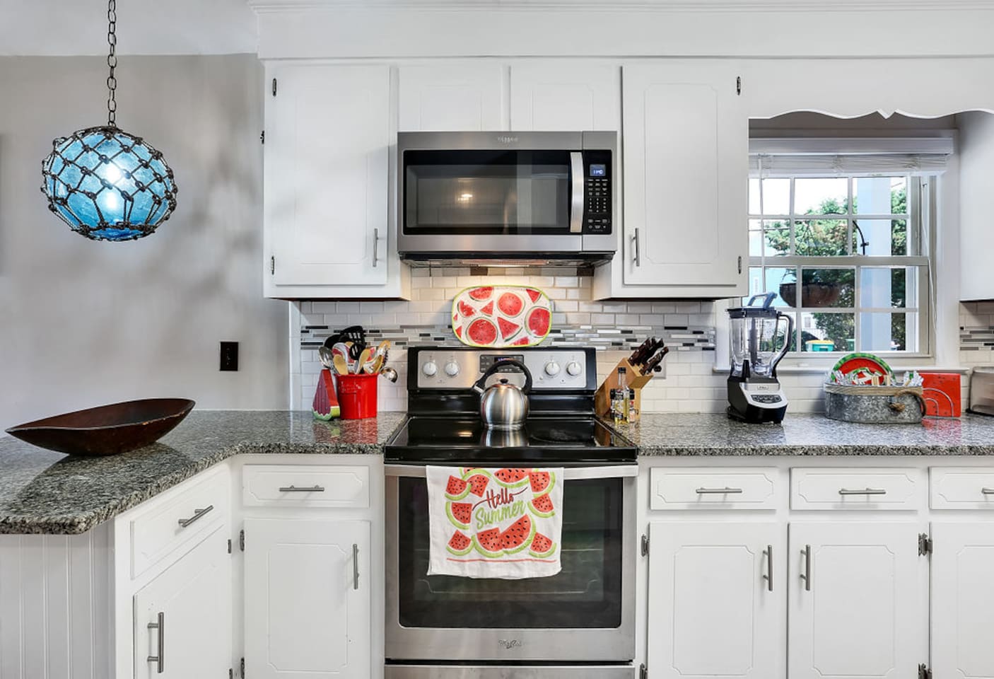 Lots of Counter Space and Cabinets