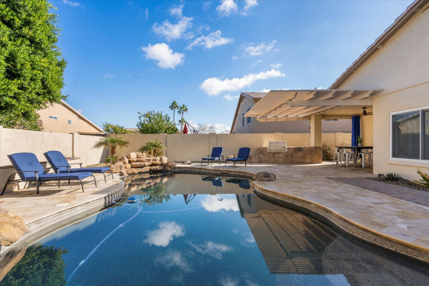 Backyard oasis