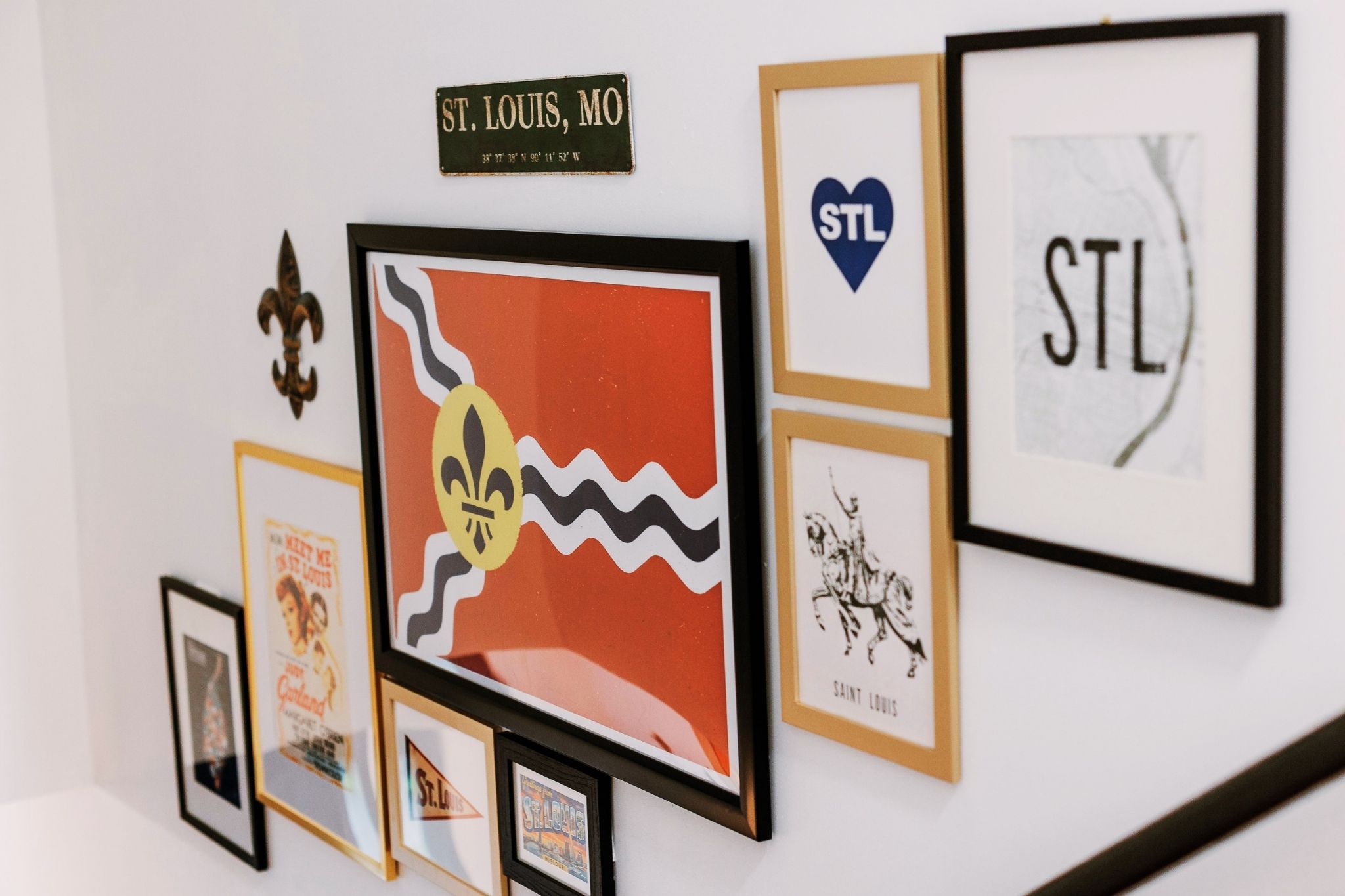 Local artwork and design details celebrate the spirit of St. Louis throughout the home.