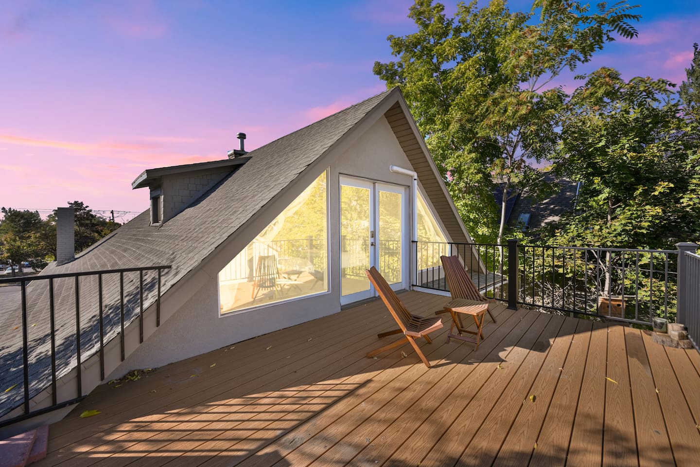Step out from the primary bedroom onto your private patio — the perfect perch for soaking in sunrise coffee or sunset skies framed by Utah’s stunning mountain views.