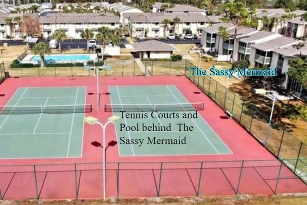 Tennis Courts behind the Sassy Mermaid PCB
