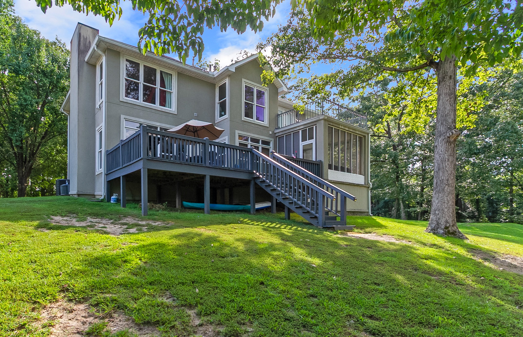 Backyard View of House
