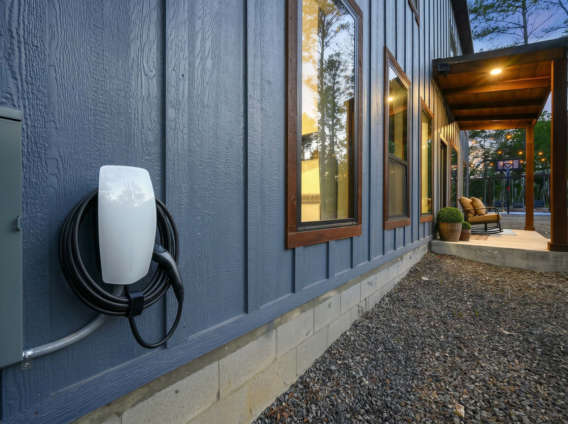 EV ready. Charge up right at the cabin with a Level 2 EV charger, so your car can recharge while you unplug and enjoy your stay.