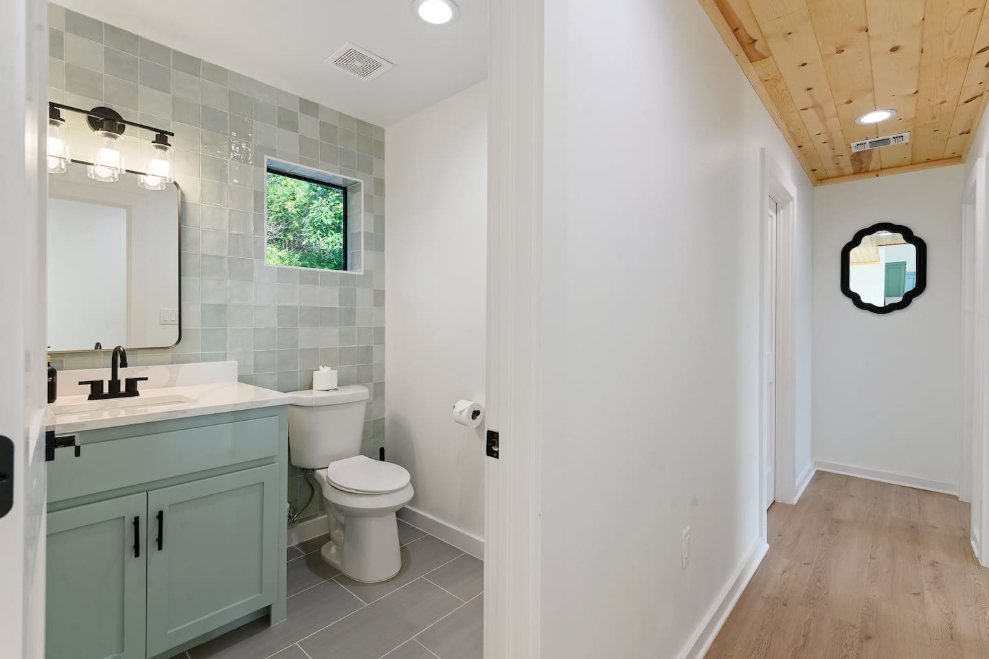 Common bathroom. 