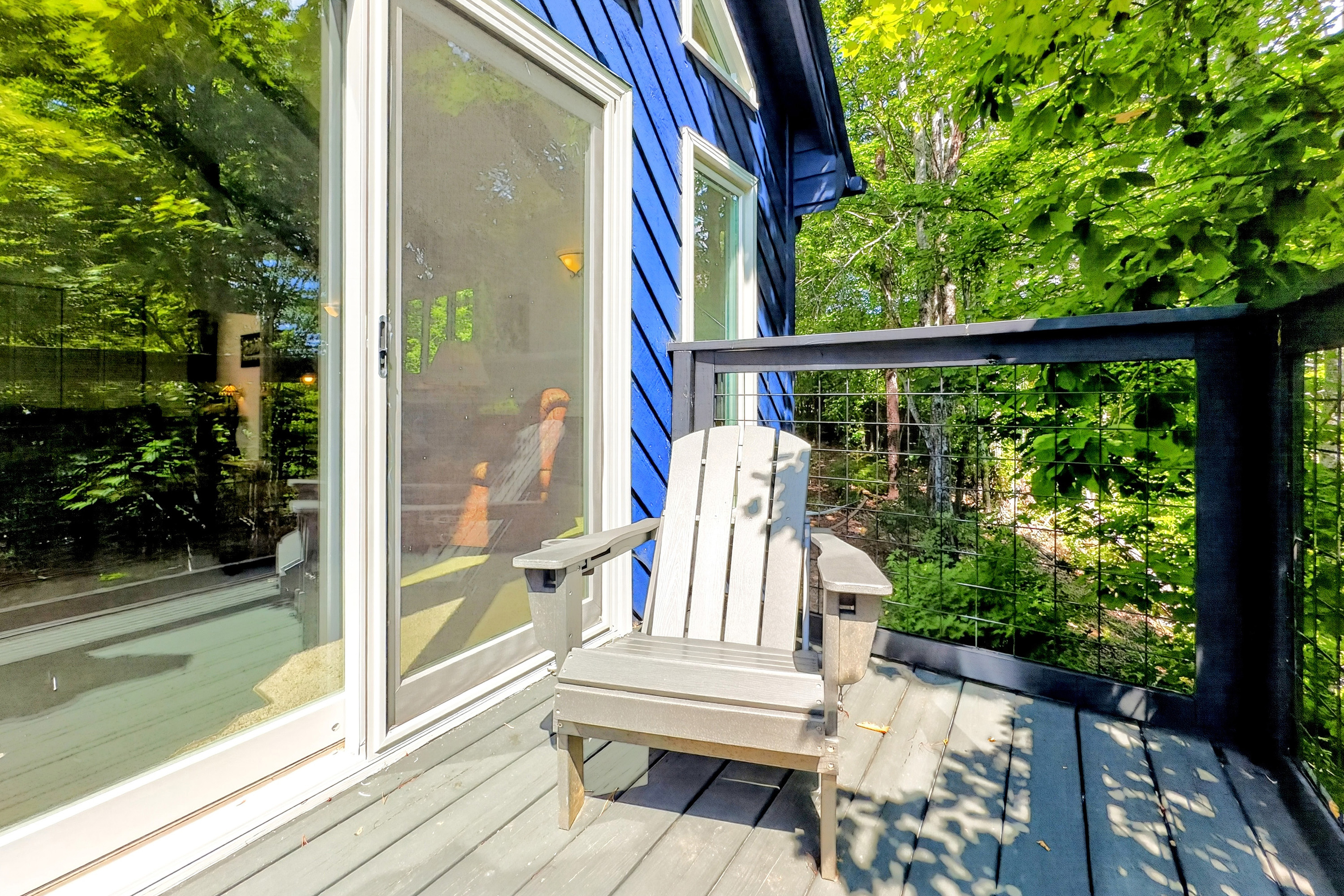 Enjoy your morning coffee on the deck