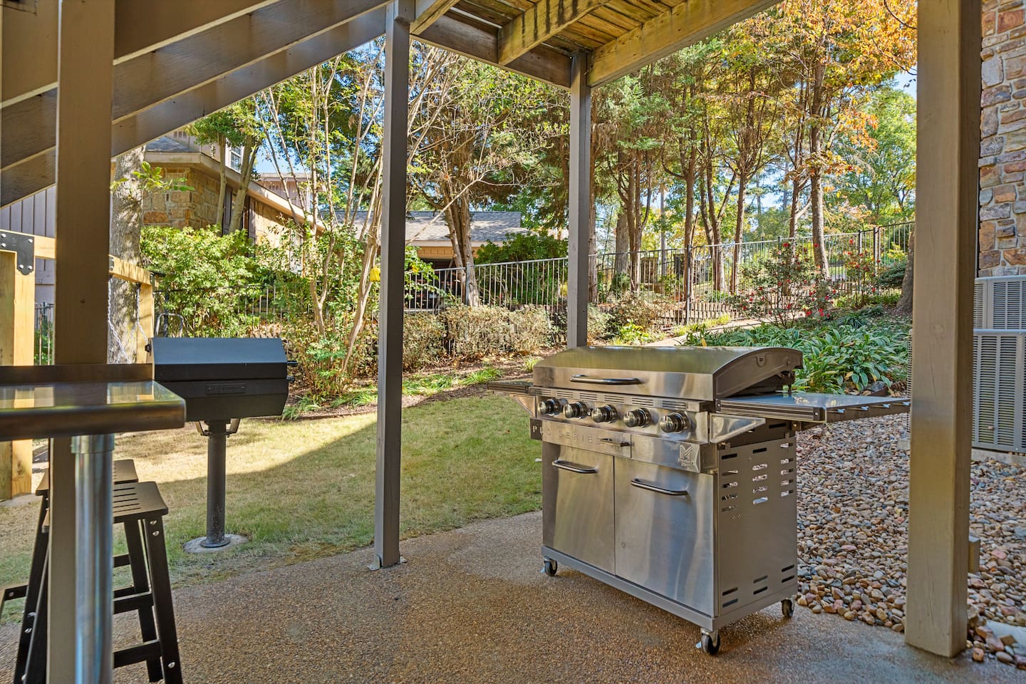 Choose from a Charcoal Grill or a Commercial Griddle!