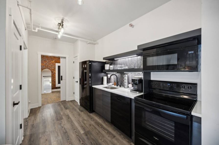 Thomas Edison Suite Kitchen Area
