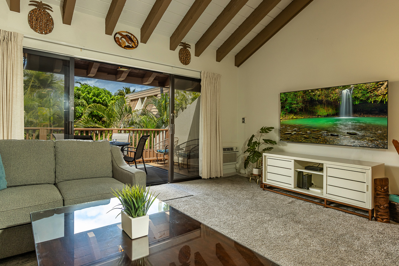 Large 70" SMART TV is great for movie nights