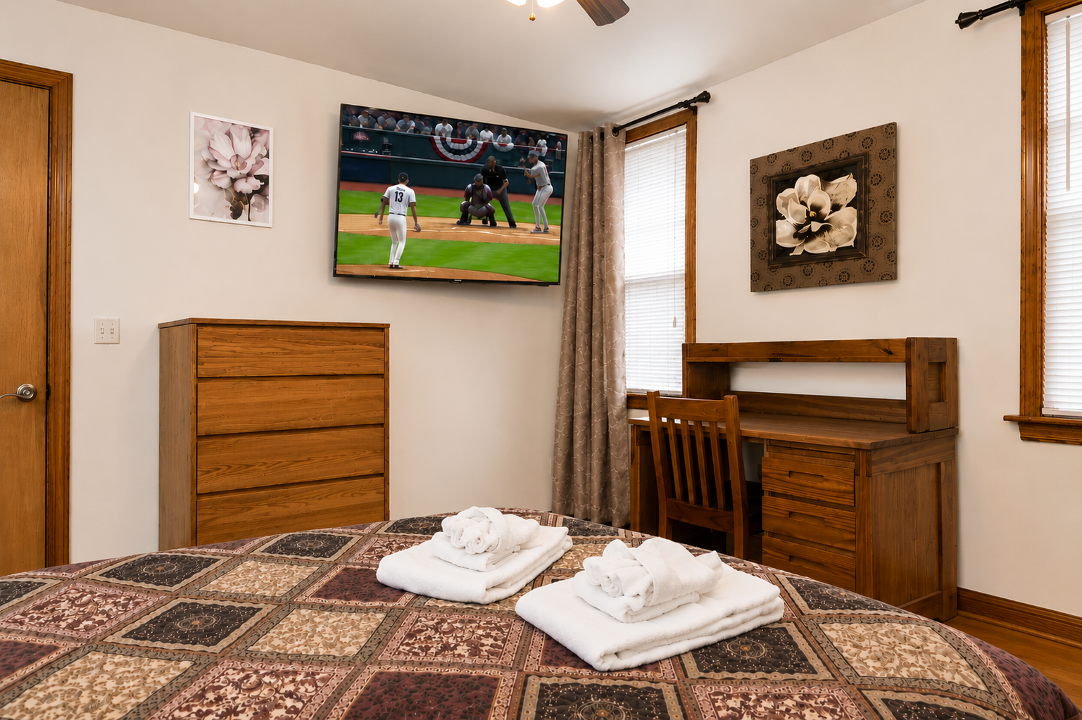 Bedroom #2 with a queen bed