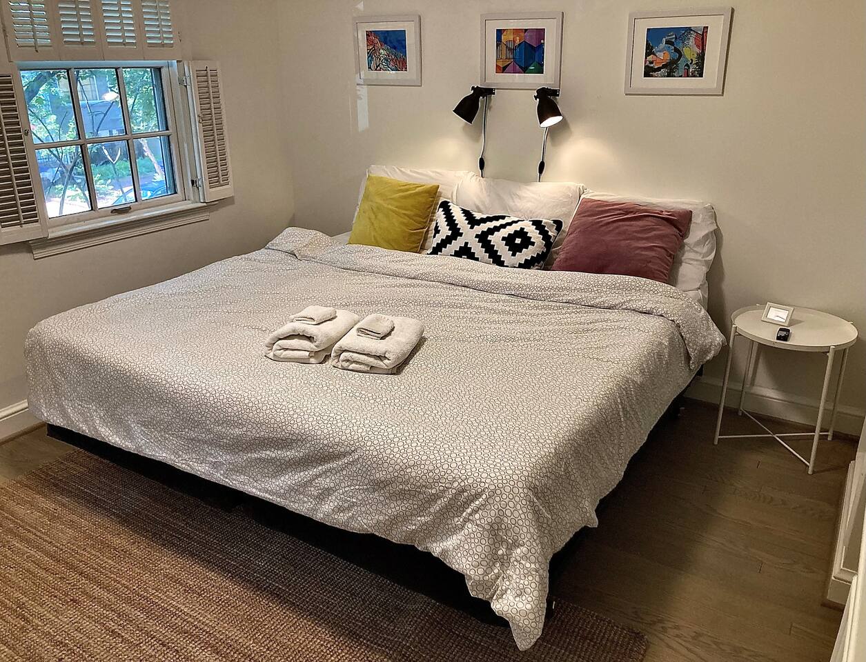 Option 2: Twin Beds Combined into King with Bed Bridge. Request Before Arrival.