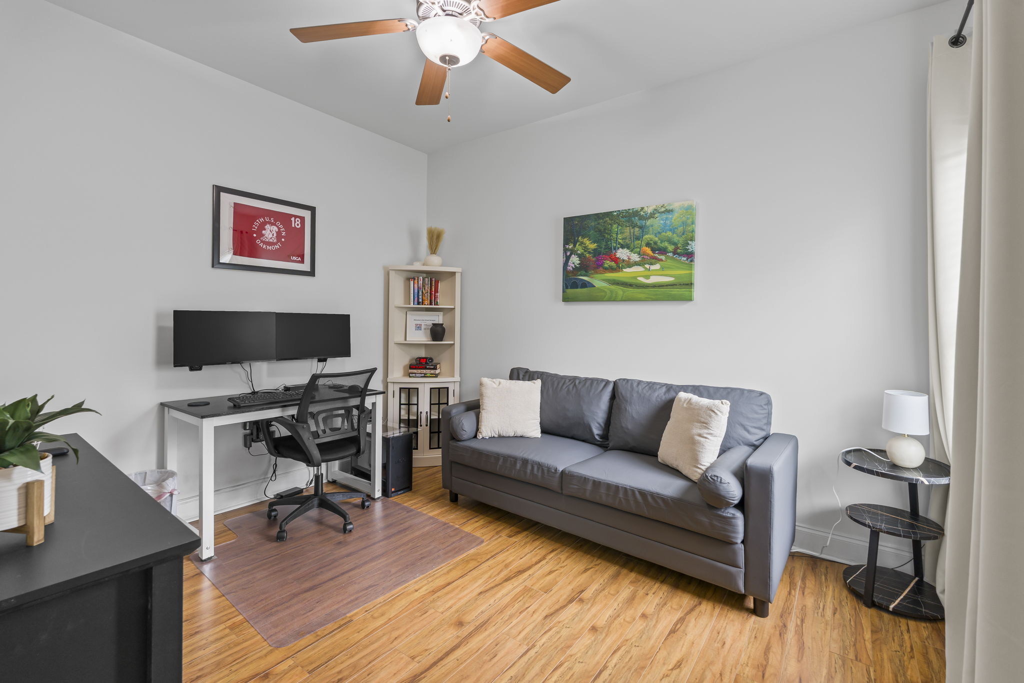 The Oakmont Room - downstairs Office with Queen Sleeper Sofa