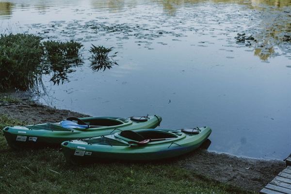 Kayaks available for use