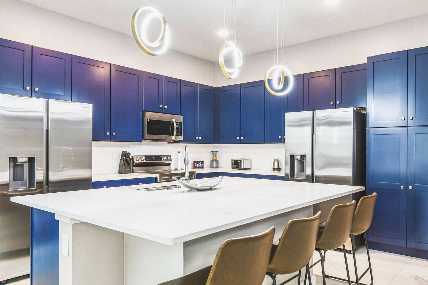 Unleash your culinary creativity in this chef's kitchen, where every meal becomes a masterpiece.