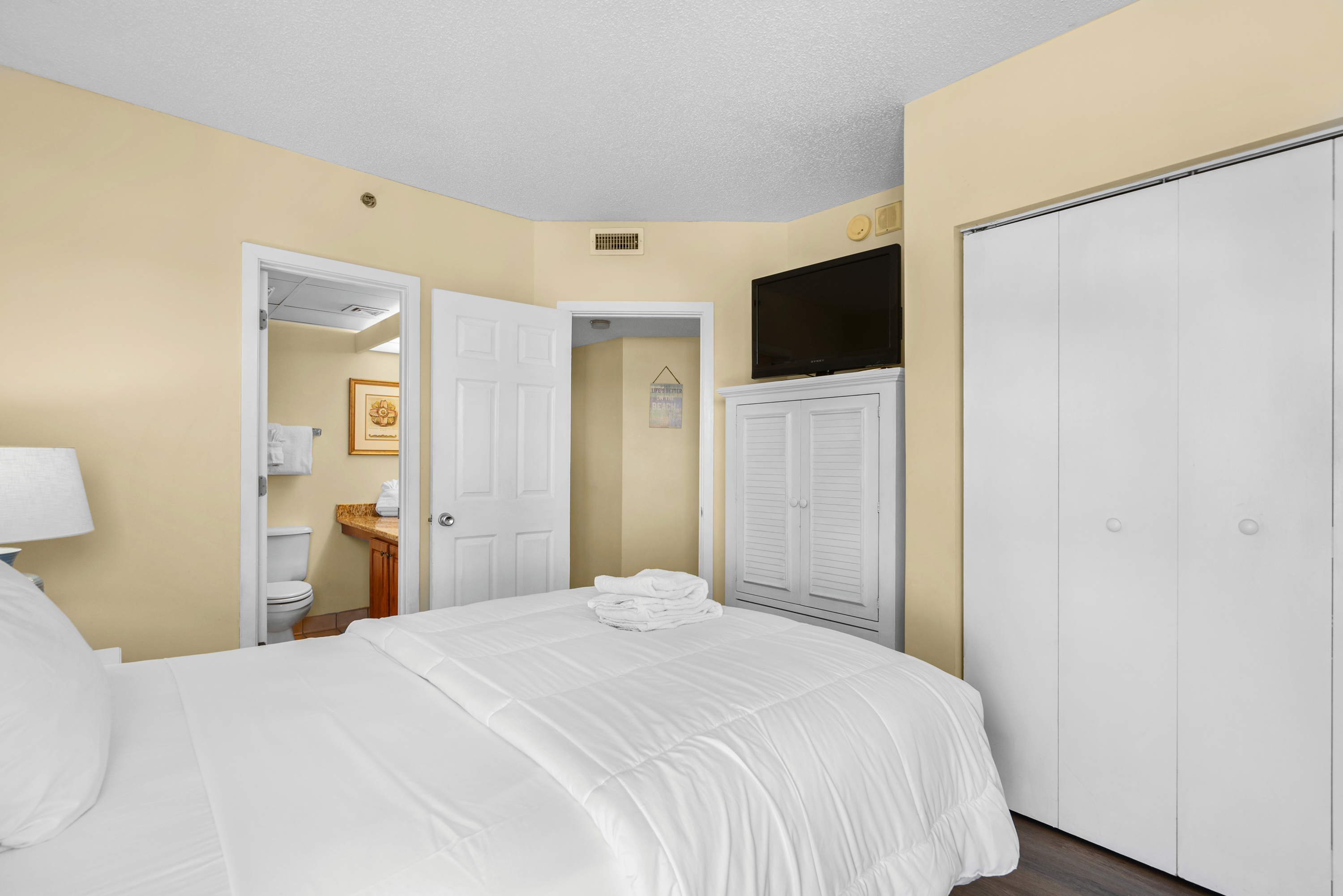 Master Bedroom with Flatscreen TV