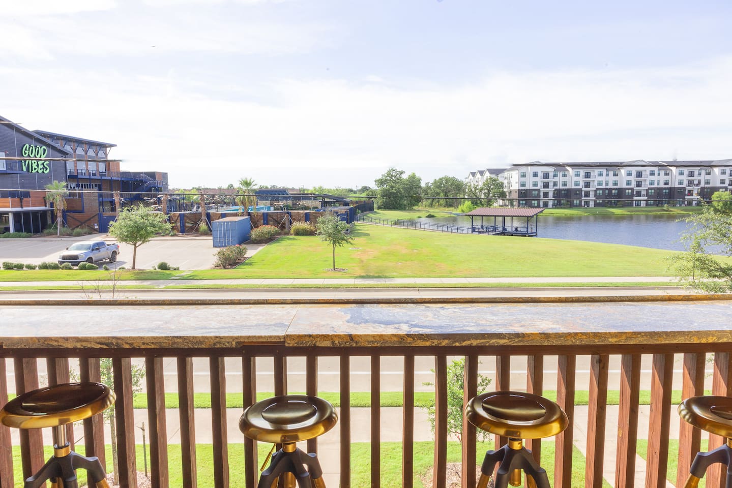 View from your private balcony