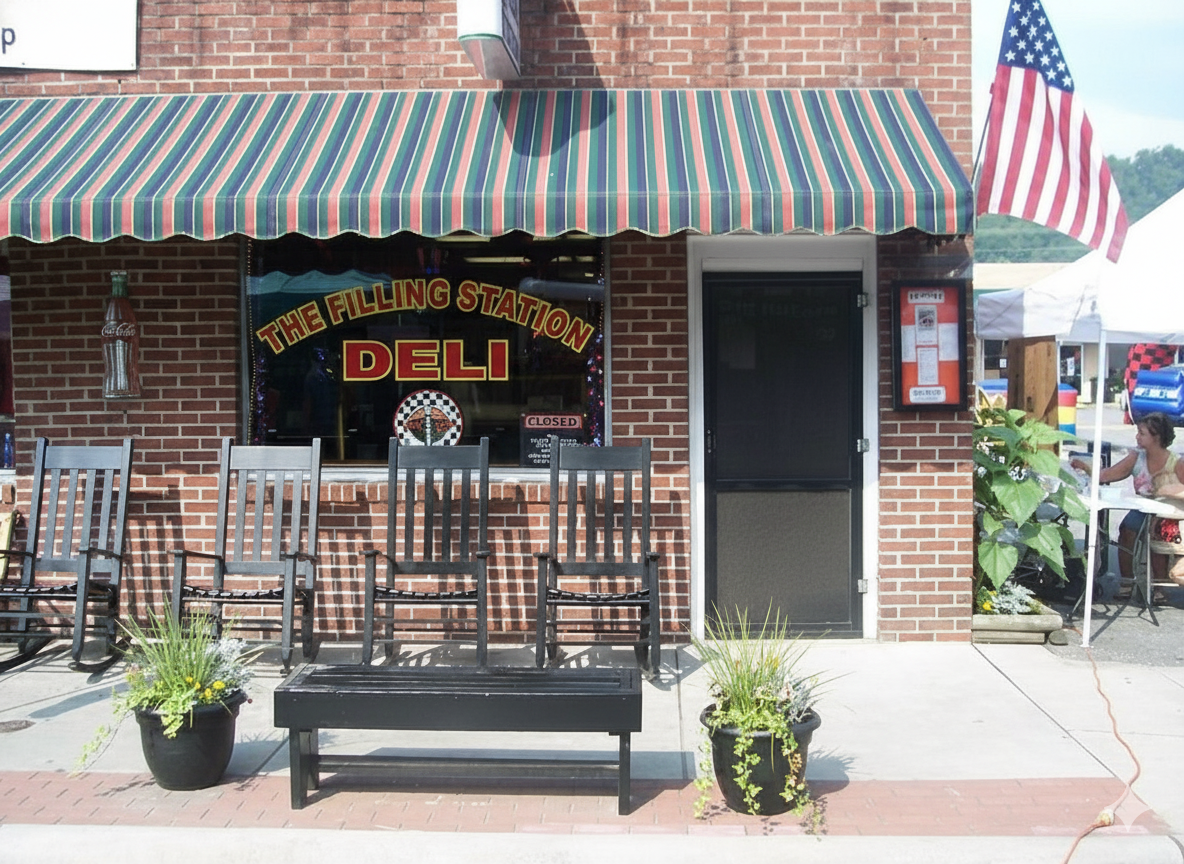 Easy eats! The Filling Station Deli offers delicious food and is conveniently located near your rental property.