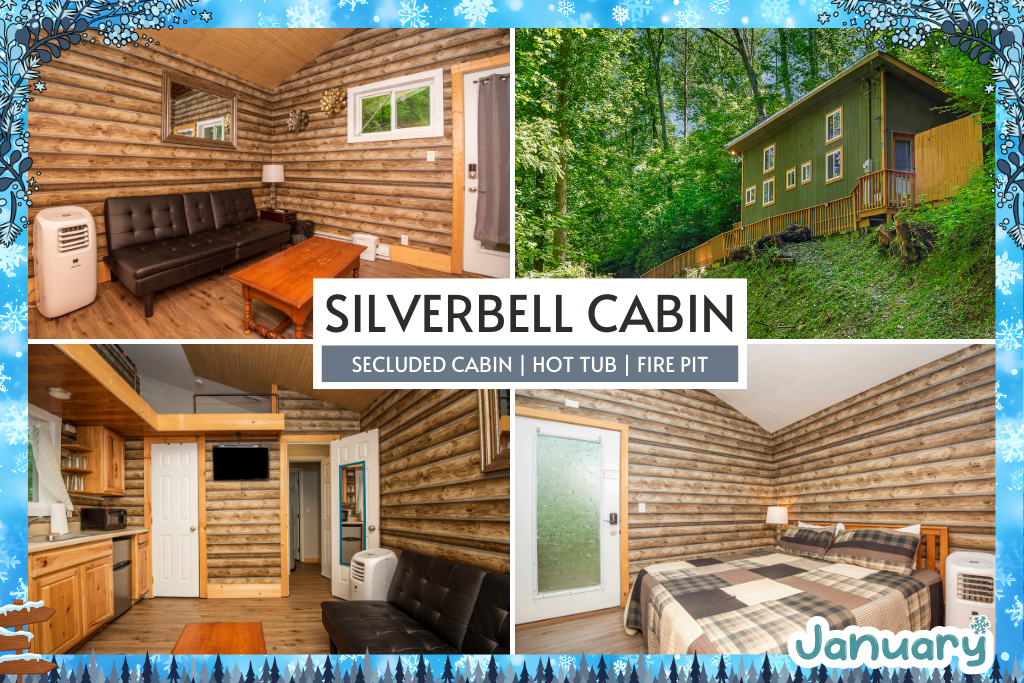 Tucked away in the trees, this Gatlinburg hideaway offers a private hot tub, fire pit, and all the serenity you’ve been craving.