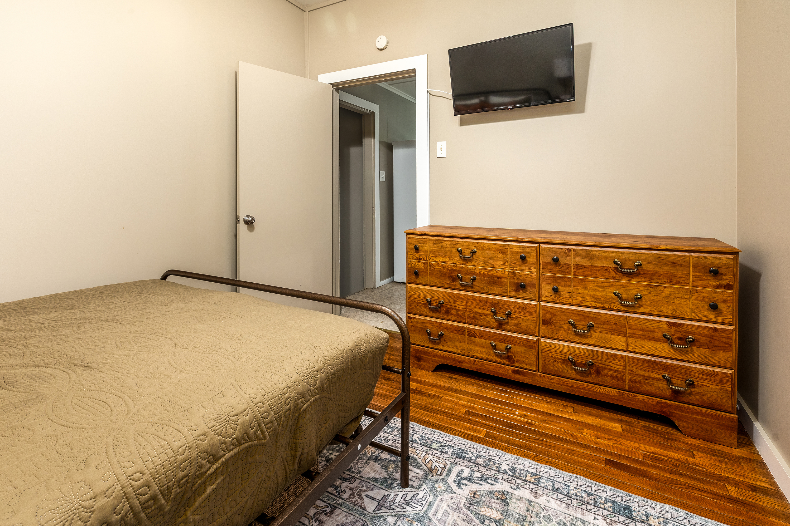TV and Dresser in Bedroom 2