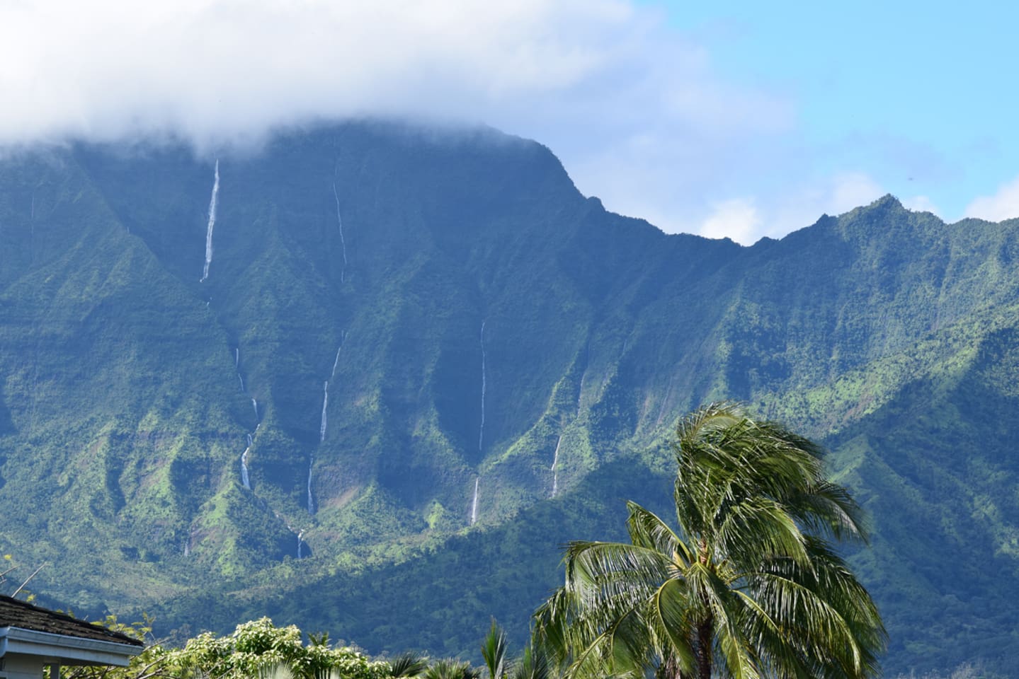 Mountain & Waterfalls View