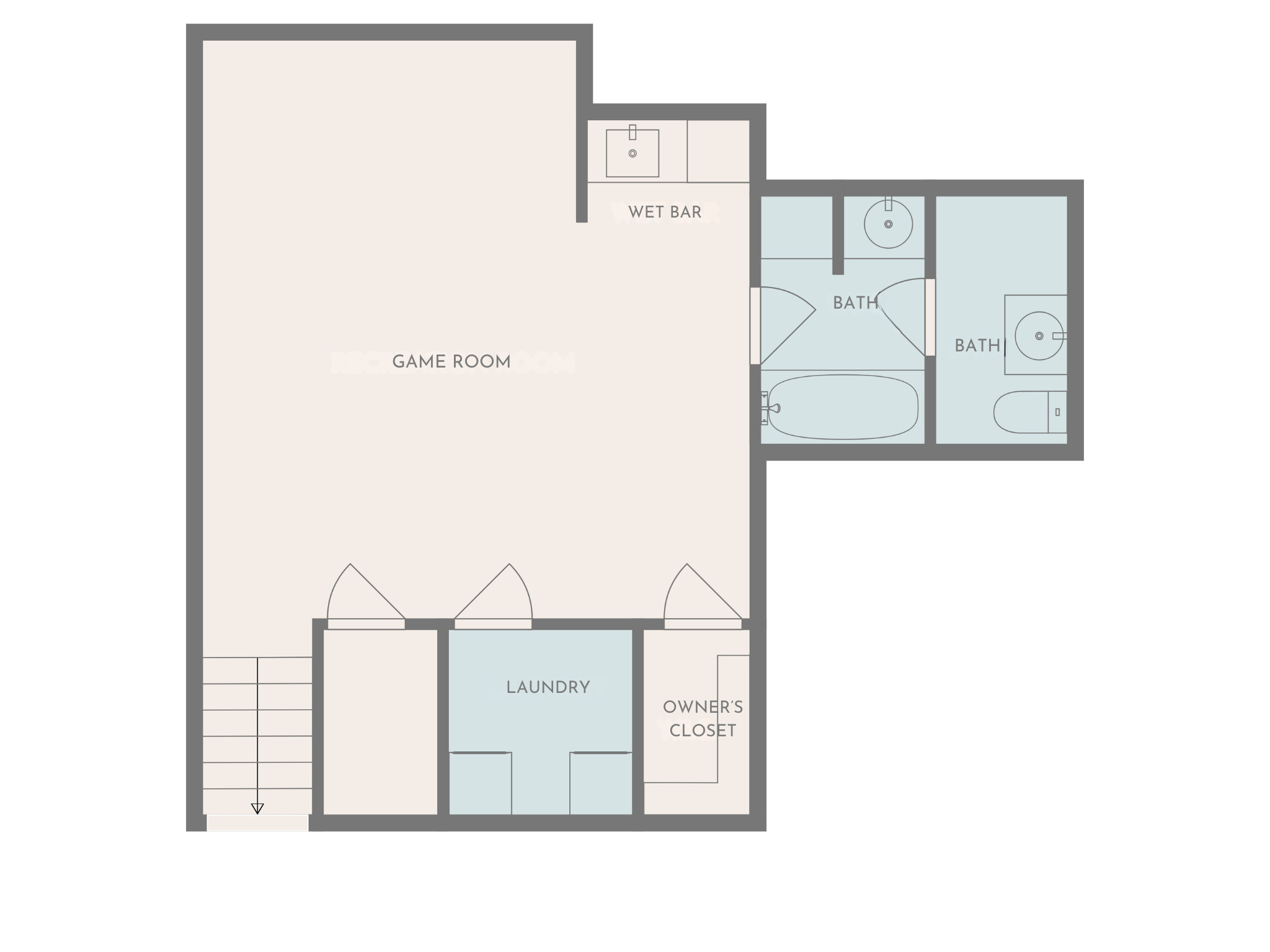 Lower Level Floor Plan