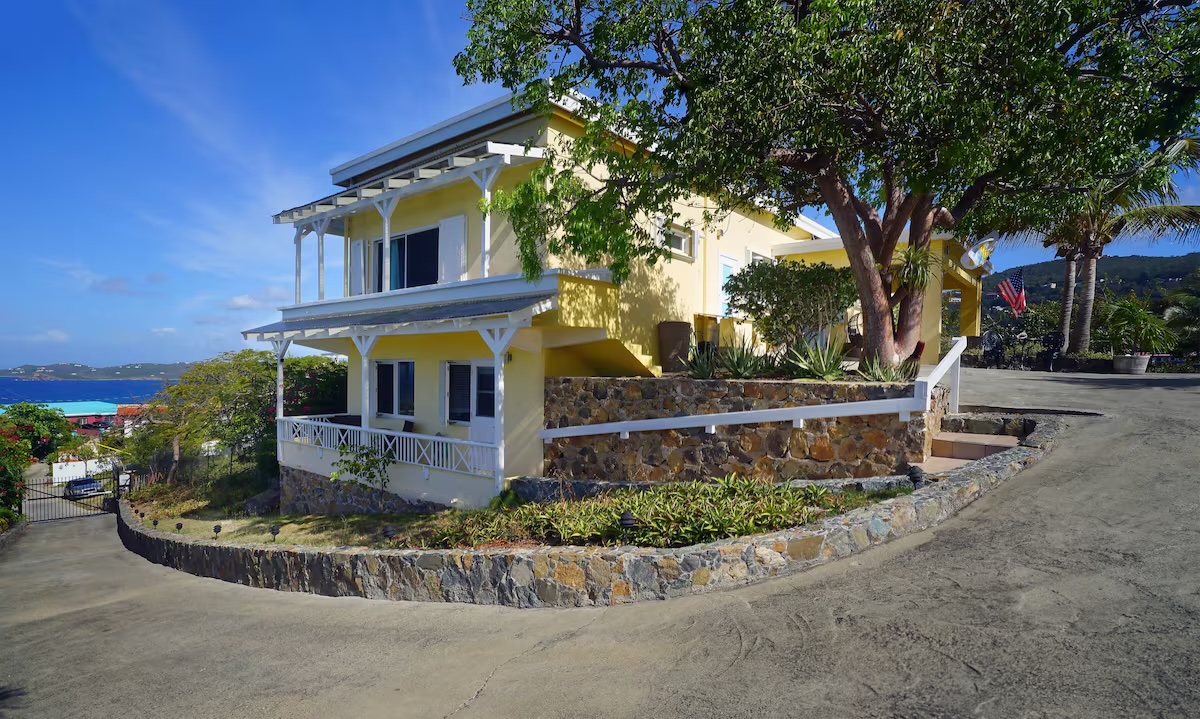 Located on the opposite side of the house is the Cruzan room