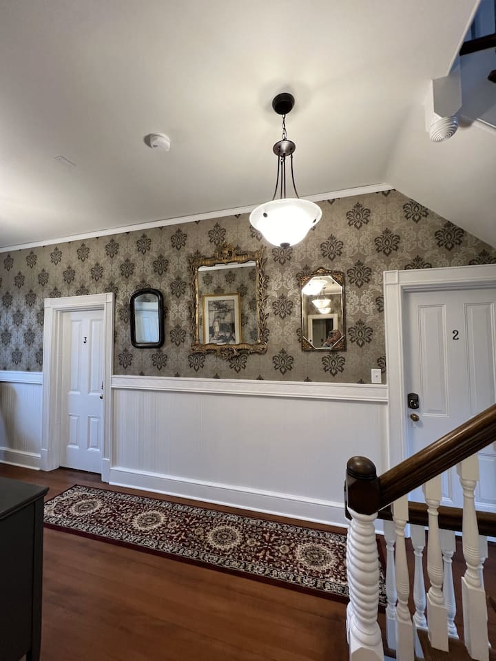 Lilac Room door on right