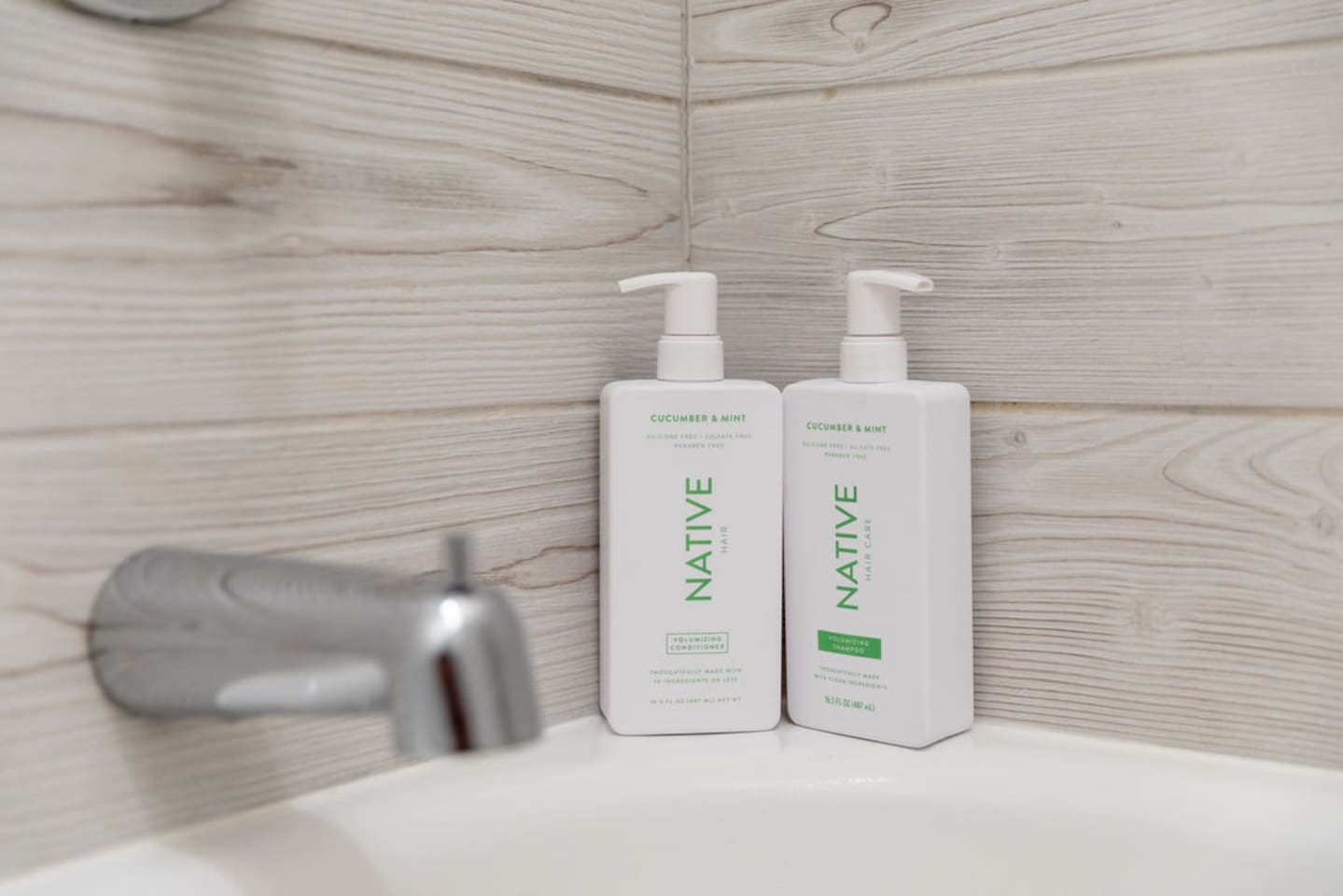 Complimentary Shampoo and Conditioner.