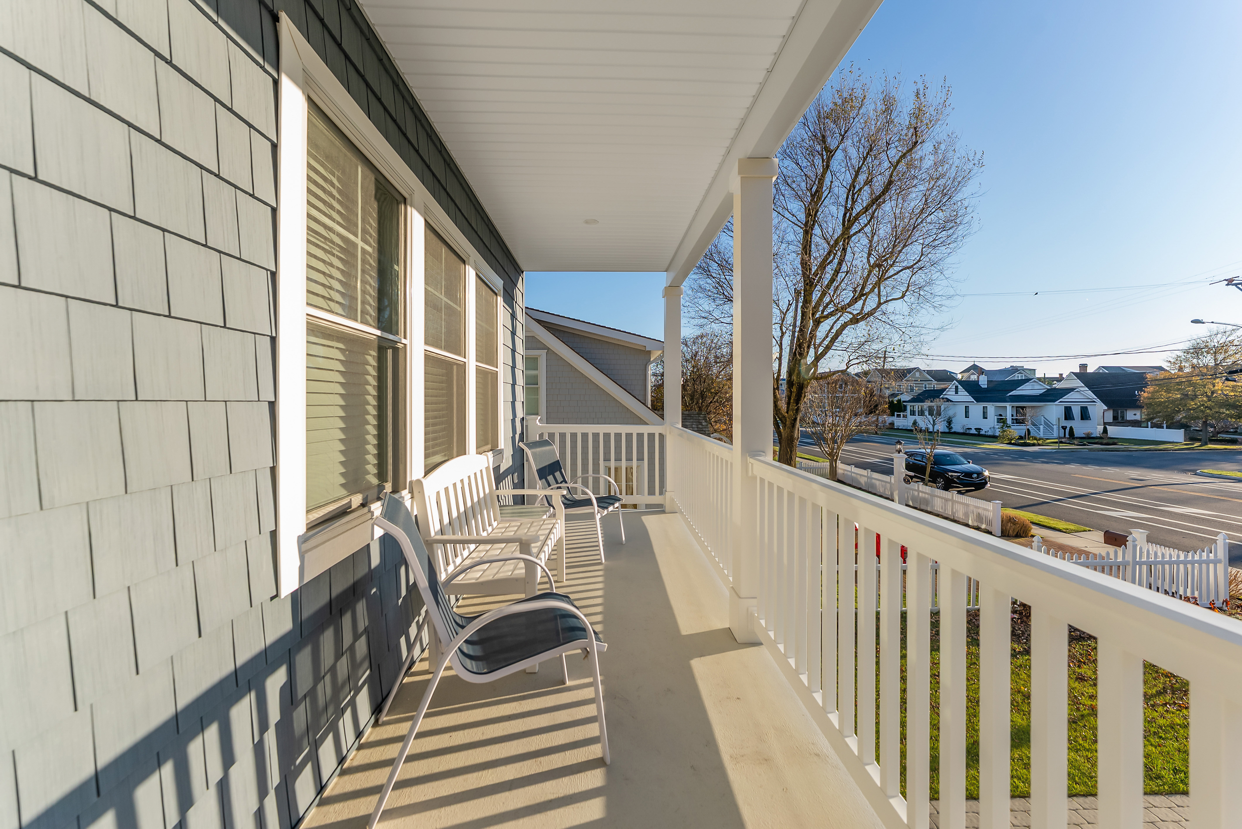 Large Private Covered Deck