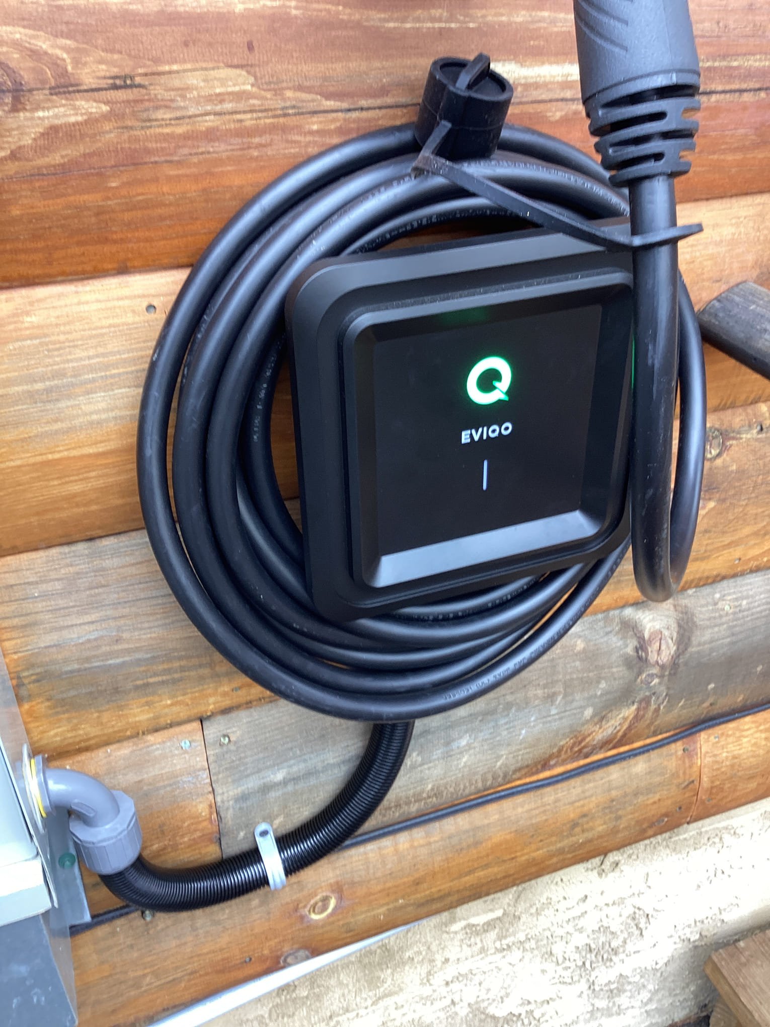[Exterior, Front Parking Lot] On‑site standard Level 2 EV charger - if you drive a Tesla please bring your Tesla adaptor.
