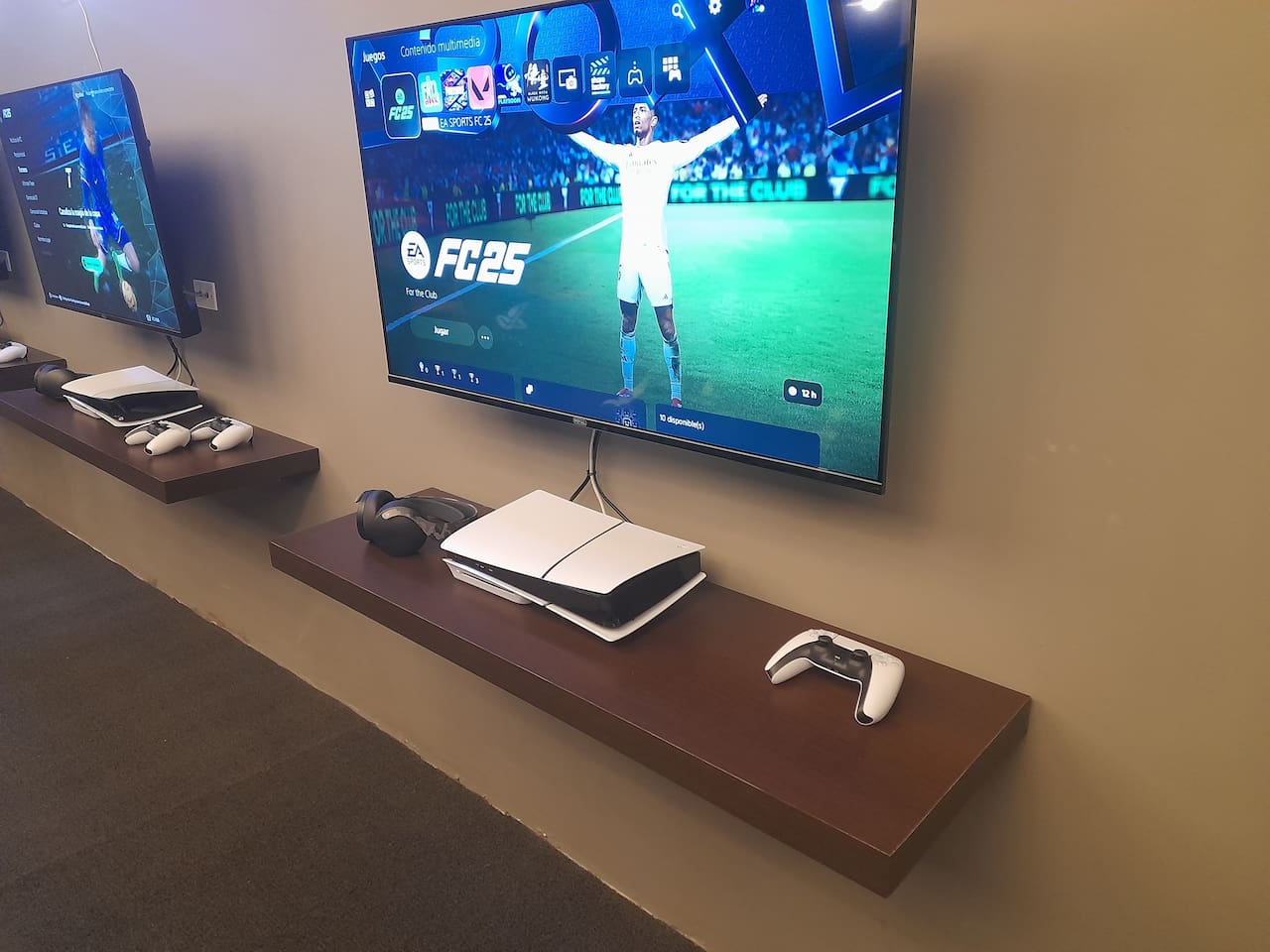 Whether you're into sports games or action, this gaming setup has you covered.